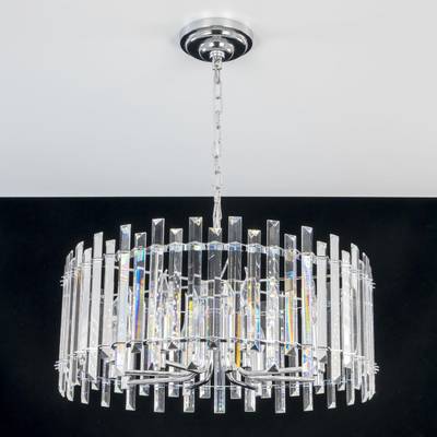 Citilux Ингвар CL334181 Люстра подвесная хрустальная Хром