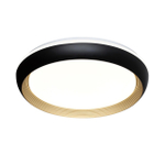 7651/DL PALE SN 141 Светильник пластик/черный/золотой LED 48Вт 4000К D380 IP43 TOFIQ BLACK