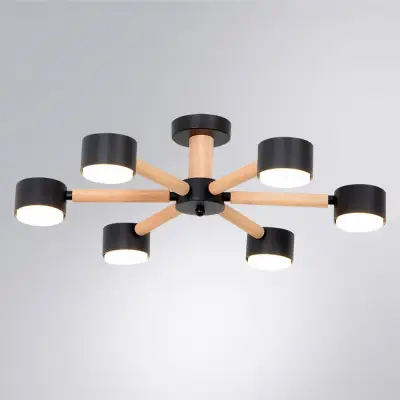 Потолочная люстра Arte Lamp TENDA A1624PL-6BK, 6хGX53