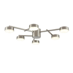 8115/6C COMFI LN26 248 никель, металл Люстра потолочная LED GX53 6*7W 220V DABRA