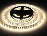 Светодиодная лента двухрядная GS3602 2835 204Led/ 20W m/ 24V IP20 4500K/ 5000*14*1.2mm/ кратность резки 72mm (2 конт.)