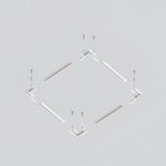 Шинопровод 2м Exility низкопрофильный подвесной круглый, TRXM034-R-412W. TM Maytoni