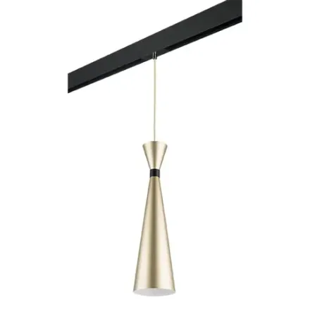 PRO816313 Светильник д/1-фазн трека DUMO 1х40W E27 ШАМПАНЬ/ЧЕРНЫЙ/ (816313+595007) Lightstar