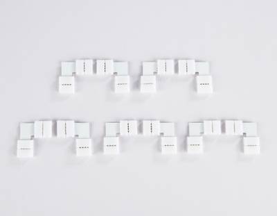 Соединитель угловой L для светодиодной ленты 5050 12/24V (4 конт.) GS6701 (10шт)