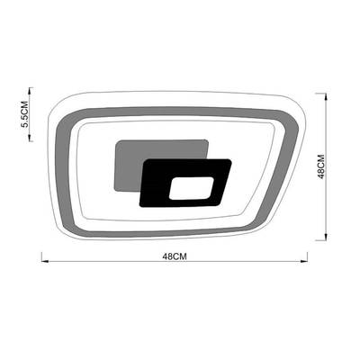 Потолочная люстра Arte Lamp FORMA A1437PL-72WH, 1хLED