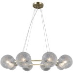 IL0728-8PSQ-24 AB ARIES светильник потолочный ILLUMICO, E14х8