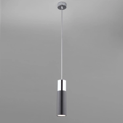 LED светильник подвесной в стиле лофт 50135/1 LED хром/черный, LED