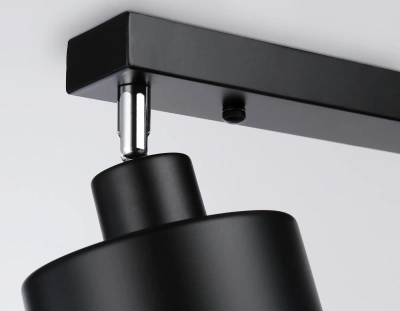 Настенно-потолочный спот в стиле лофт TR8142/2 BK черный E27*2 max 40W 340*120*180 (Уценка по качеству)