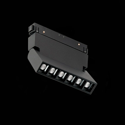 ST364.446.06 Магнитный трековый светильник Черный LED 1*6W 4000K 532Lm Ra>80 36° IP20 L120xW22xH108 48V