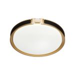 7667/DL COLOR SN 132 Светильник пластик/белый/черный/золотой LED 48Вт 4000К D405 IP43 FAVEMO BLACK