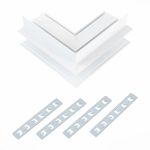 ST007.559.12 Внешний угол-соединитель для встраиваемого магнитного шинопровода под ГКЛ 12мм ST-Luce Белый