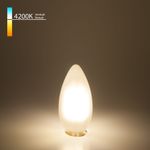 Филаментная светодиодная лампа "Свеча" С35 7W 4200K E14 BLE1410