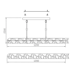Подвесной светильник Brilloux FL1203-12PL, LED
