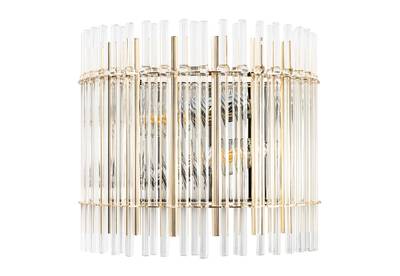 Бра Crystal Lux AURELIO AP2 GOLD+CHROME/TRANSPARENT 0210/402