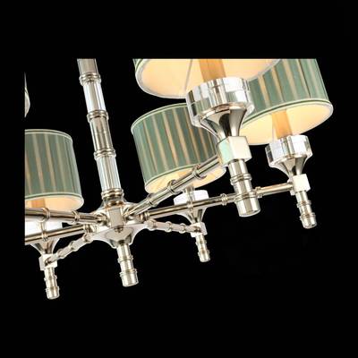 SL1121.103.06 Люстра подвесная ST-Luce Никель/Оливковый E14 6*40W