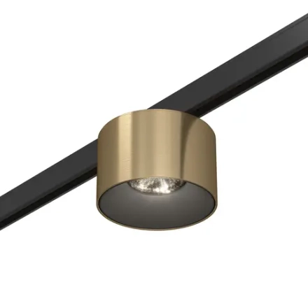 ST669.336.05 Магнитный трековый светильник Латунь LED 1*5W 3000K 350Lm Ra>90 36° IP20 D60xH38 24V