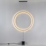 738657 Светильник подвесной UNDINE 20W LED 936LM 120G ЧЕРНЫЙ 3000K Lightstar