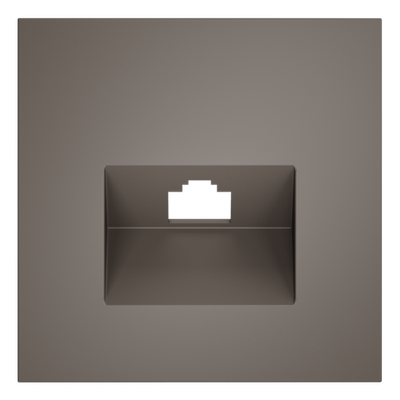 VLS001314 Накладка для розетки компьютерной RJ45 кат.6, S70 (капучино). (ТМ Maytoni)