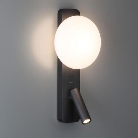 7048/5WL HIGHTECH ODL25 409 металл/акрил черный Настенный светильник IP20 LED 1*5W CRI &gt; 90 ALBERGO