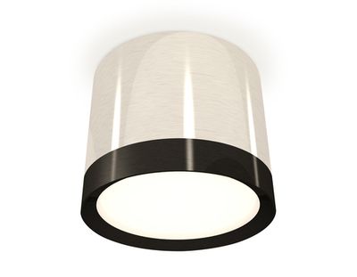 Комплект накладного светильника XS8120001 PSL/PBK серебро полированное/черный полированный GX53 (C8120, N8113)