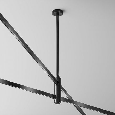 Крепление потолочное Medium двойное 300мм Flarity черный, TRA158C-D1-B. TM Maytoni