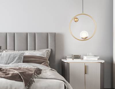Светильник подвесной TR5428 GD золото G9 max 40W 350*110*1000