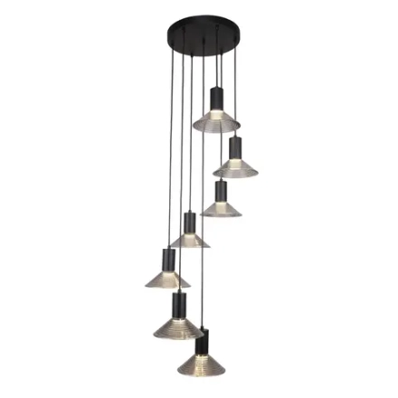 Подвесная люстра Feris 4622-7P, 7*LED*6W, 3360LM, 3000K. ТМ F-Promo