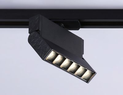 Светильник светодиодный трековый GL6813 BK черный LED 6W 3000K 24° 115*22*87