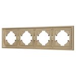 Рамка пластиковая FRM-TENDO-SFPL-4-GD (Arlight, -)