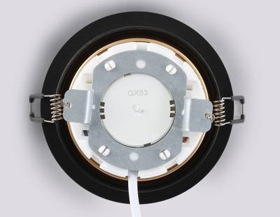 Светильник встраиваемый TN52334 SBK/SGD черный песок/золото песок GX53 max 12W D115*25