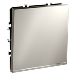 VLS010203 Выключатель встраиваемый VOLTUM S70 одноклавишный с подсветкой 10А, (кашемир) (ТМ Maytoni)