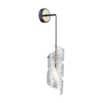 5439/1 MODERN ODL_EX25 87 черный/золото/металл/стекло Подвес/бра E14 1*40W FUSILLI