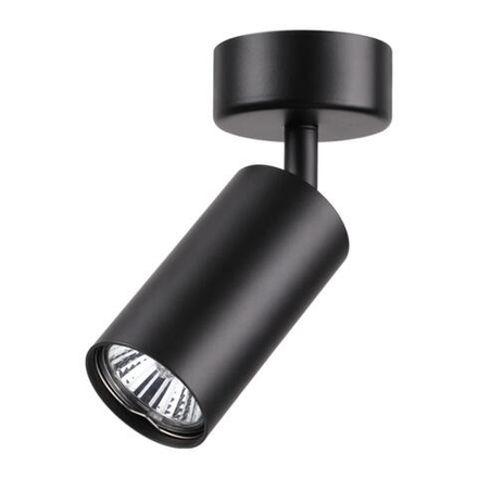 370417 OVER NT19 480 черный Накладной светильник IP20 GU10 50W 220V PIPE