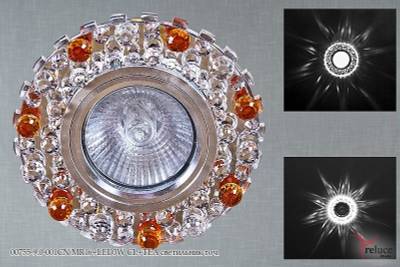 00755-9.0-001CN MR16+LED3W CL+TEA светильник точ.