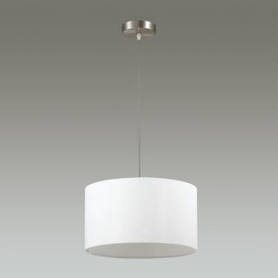3745/2 MODERNI LN19 159 никель/белый, металл/текстиль Подвес E27 2*60W 220V NIKKI