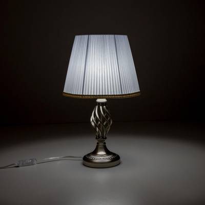 Citilux Вена CL402811 Настольная лампа с абажуром Хром