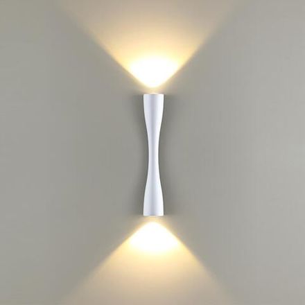 4290/10WL HIGHTECH ODL22 373 белый/металл Настенный светильник IP20 LED 10W 588Лм 3000K ANIKA