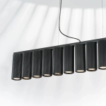 718137 Люстра ROMA 13х28W GU10 (led) MATT BLACK Lightstar
