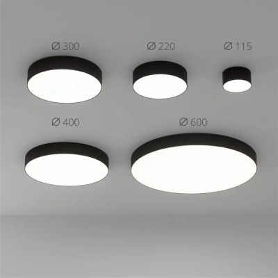 Потолочный светильник Arte Lamp FADO A7350PL-1BK, 1хLED