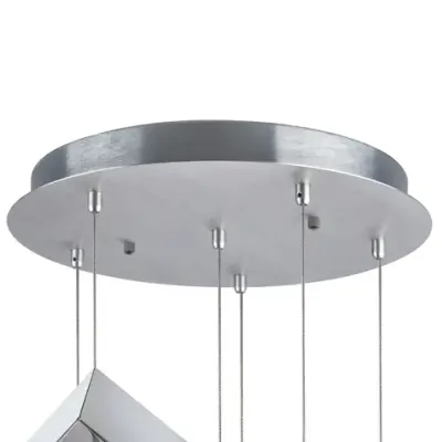 805569 Люстра QUBICA 6х2W(led) G4 12V ЗОЛОТО/ХРОМ/ПРОЗРАЧНЫЙ Lightstar