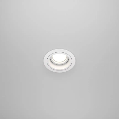 Встраиваемый светильник Атом / Atom 1*GU10 10 Вт, DL025-2-01W. TM Maytoni