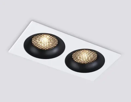 Светильник встраиваемый TN102732/2 WH/BK белый/черный GU5.3 175*92*23