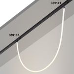 359137 KONST NT23 068 черный Трековый светильник для низковольтного шинопровода FLUM IP20 LED 3000К 14W 48V 1400Лм RAMO