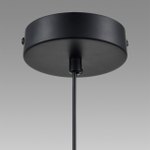 8101/1A COMFI LN26 407 черный/бронза металл/стекло Подвес Е14 1*40W 220V ISHA