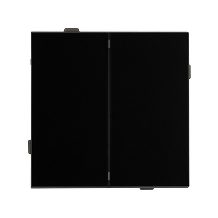 Механизм выключателя двухклавишный непроходной SWT-TENDO-MK02-PL-BK (230V, 10A) (Arlight, -)