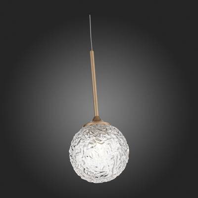 SL1152.203.01 Подвес ST-Luce Золотистый/Прозрачный G9 1*3W