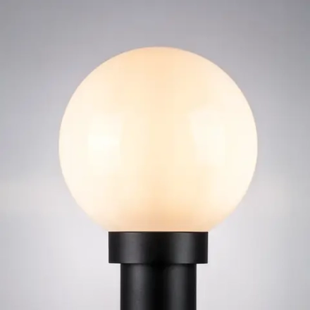 373910 Светильник BOLLA 1x10W (led) E27 ЧЕРНЫЙ IP65