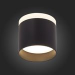 ST102.442.09 Светильник потолочный Черный LED 1*9W 4000K 702Lm Ra&gt;80 120° IP20 D79xH75 170-240V