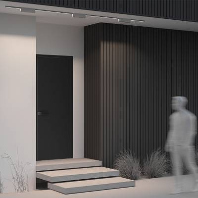 Уличный трековый светильник Points Elasity IP 3000K 20Вт 38° белый O-TR01-3-S-20WW3K. TM Maytoni