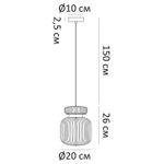 Подвесной светильник Arte Lamp HAMAL A6170SP-1GO, 1хE27
